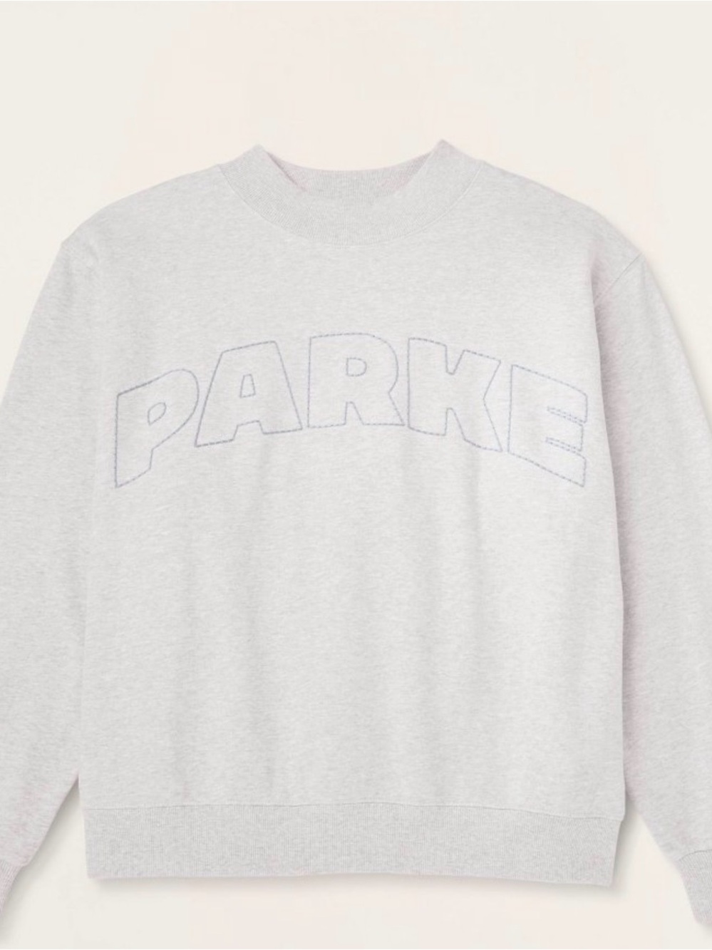 Light Gray 'PARKE' Crewneck Sweatshirt